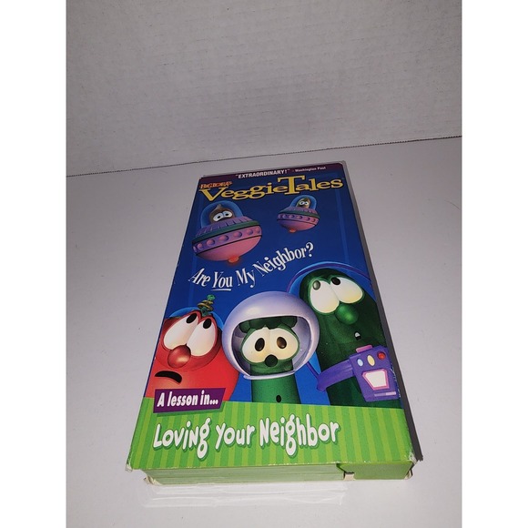 Veggie Tales VHS Are You My Neighbor? A lesson in Loving Your Neighbor Movie - Picture 1 of 5